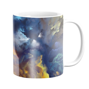 Blue Heaven Mug Mug White Clock Canvas