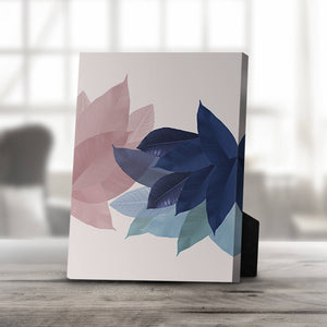 Blush Water C Desktop Canvas Desktop Canvas 20 x 25cm Clock Canvas