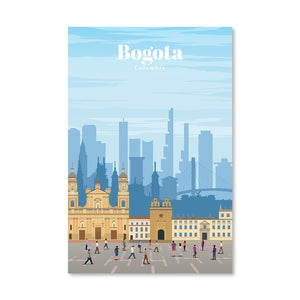 Bogota Canvas - Studio 324 Art Clock Canvas