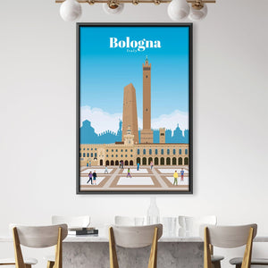Bologna Canvas - Studio 324 Art Clock Canvas