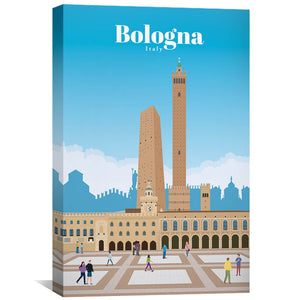 Bologna Canvas - Studio 324 Art Clock Canvas