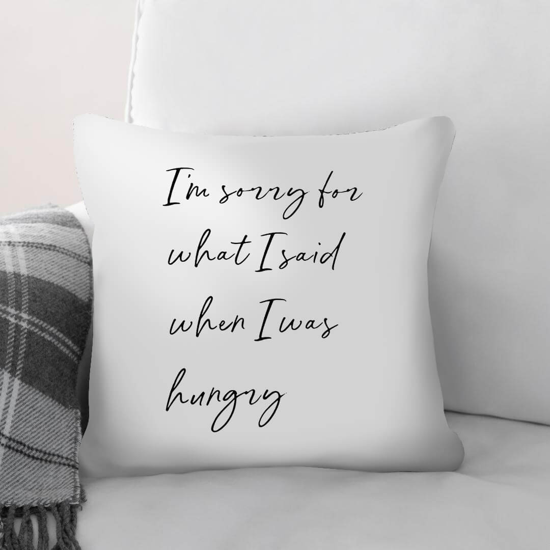 Bon Appetit A Cushion Cushion 45 x 45cm Clock Canvas