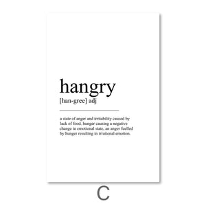 Bon Appetit Canvas Art C / 40 x 50cm / No Board - Canvas Print Only Clock Canvas