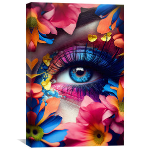Bouquet Vision Canvas Art Clock Canvas