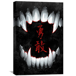 Bravery Canvas Art Clock Canvas