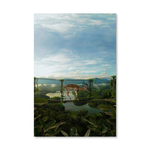 Bridge Canvas Art Clock Canvas