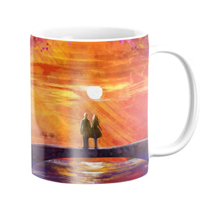 Bridge Light and Love Mug Mug White Clock Canvas