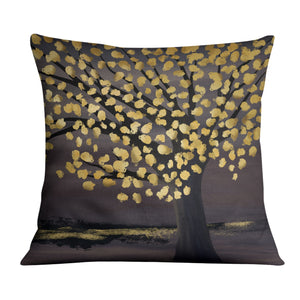 Brightened Leaves Cushion Cushion Cushion Square Clock Canvas