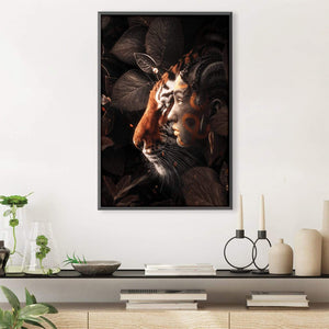 Brother and Sister Canvas Art Clock Canvas