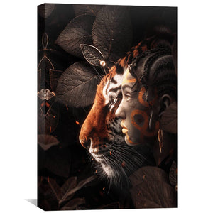 Brother and Sister Canvas Art 30 x 45cm / Unframed Canvas Print Clock Canvas