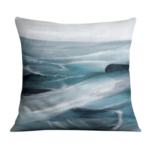 Brushed Ocean C Cushion Cushion Cushion Square Clock Canvas