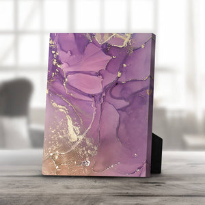 Brushed Petal A Desktop Canvas Desktop Canvas 20 x 25cm Clock Canvas