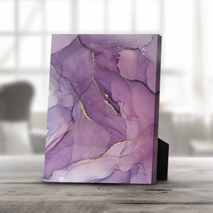 Brushed Petal C Desktop Canvas Desktop Canvas 20 x 25cm Clock Canvas