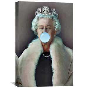 Bubble Gum Queen Canvas Art Clock Canvas