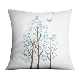 Bubble Trees B Cushion Cushion 45 x 45cm Clock Canvas