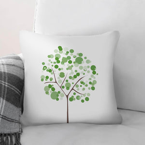 Bubble Trees C Cushion Cushion 45 x 45cm Clock Canvas