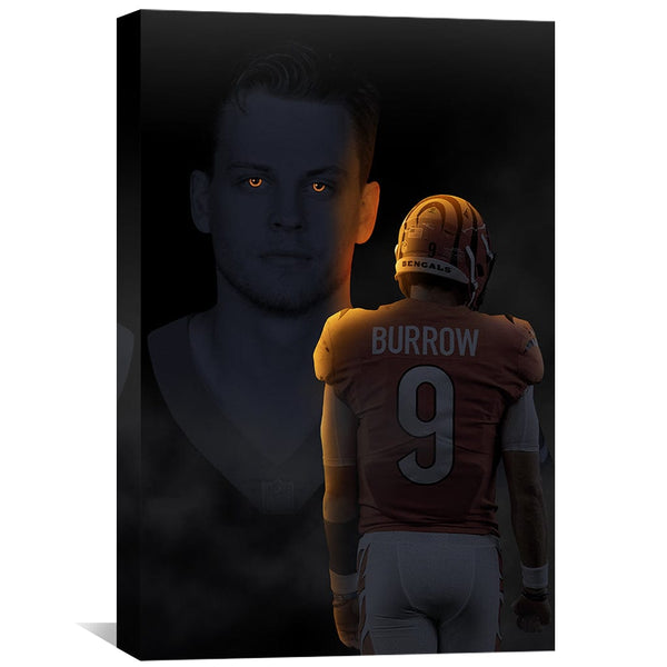 Geaux Joe! From the gridiron to the gallery: Burrow on canvas