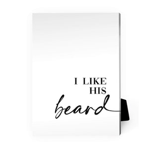 Butt and Beard Desktop Canvas Desktop Canvas B / 13 x 18cm Clock Canvas