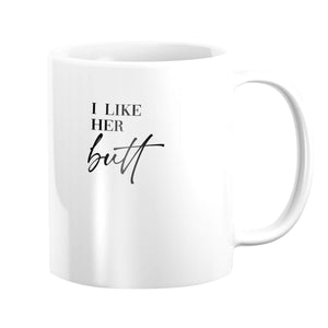 Butt and Beard Mug Mug Clock Canvas