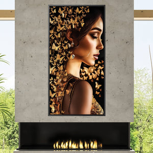 Butterfly Emotions Canvas Art Clock Canvas