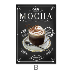 Cafe Canvas Art B / 30 x 45cm / Unframed Canvas Print Clock Canvas