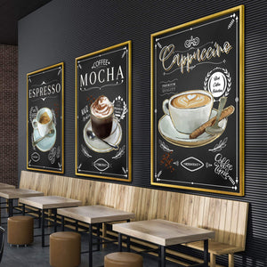 Cafe Canvas Art Clock Canvas