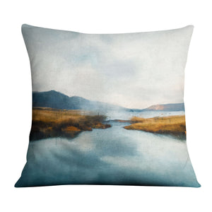 Calm Afternoon Cushion Cushion Cushion Square Clock Canvas