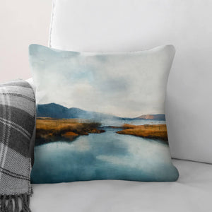 Calm Afternoon Cushion Cushion Cushion Square Clock Canvas