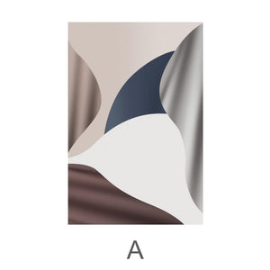 Calm Flow Canvas Art A / 40 x 50cm / No Board - Canvas Print Only Clock Canvas