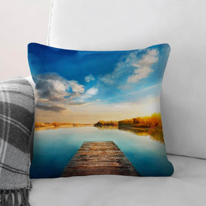 Calm Nature Cushion Cushion Cushion Square Clock Canvas