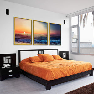 Calm Shores Canvas Art Clock Canvas