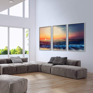 Calm Shores Canvas Art Clock Canvas