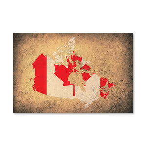 Canada Canvas Art Clock Canvas