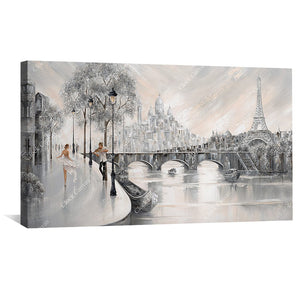 Captured By You, Paris Flair Canvas Art Clock Canvas