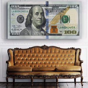 Cash Money - OG Canvas Art Clock Canvas