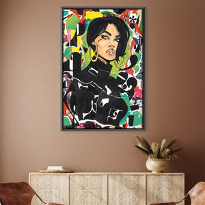 Catwoman Canvas Art 30 x 45cm / Unframed Canvas Print Clock Canvas