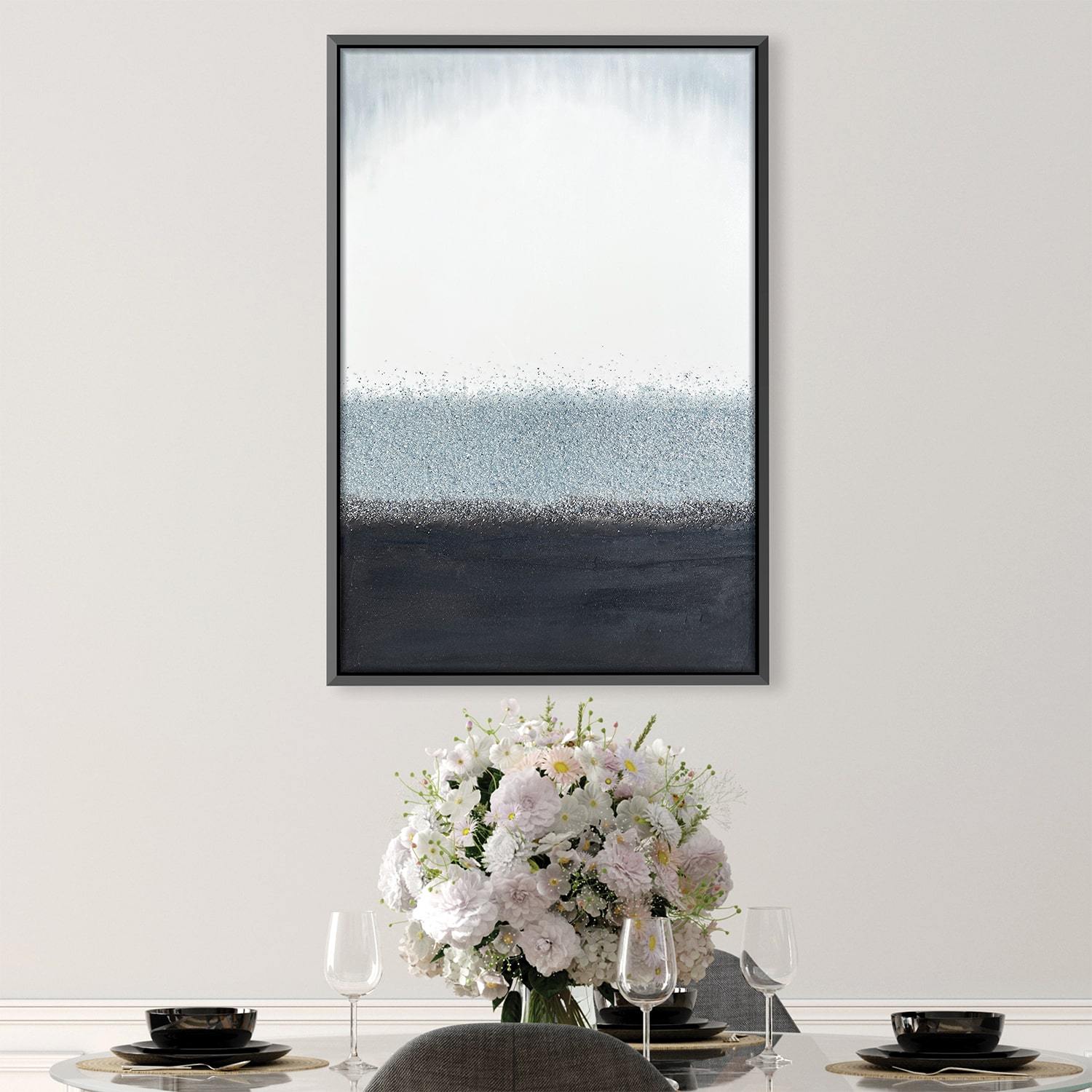 Charcoal Dream Canvas Art Clock Canvas