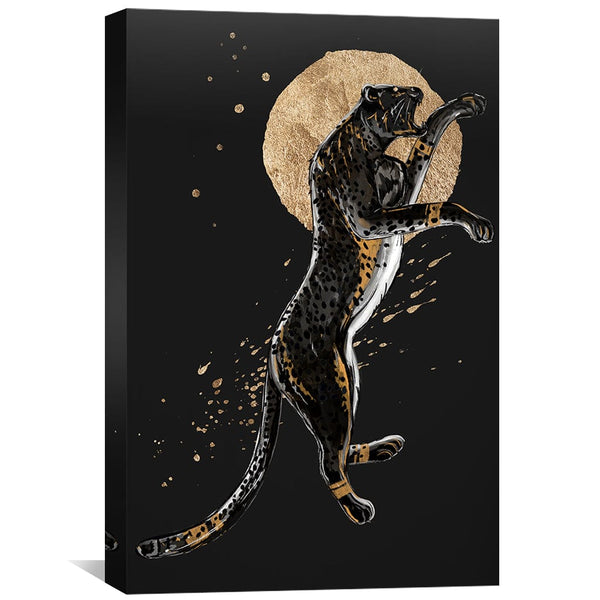 Banksy Cheetah Canvas – ClockCanvas