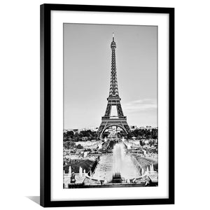 City of Love Print Art 30 x 45cm / Unframed Canvas Print Clock Canvas