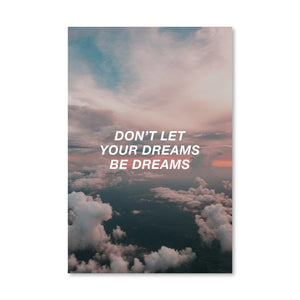 Cloud Dreams Canvas Art Clock Canvas