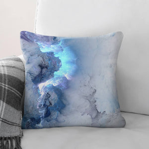 Cloudy Wave C Cushion Cushion Cushion Square Clock Canvas