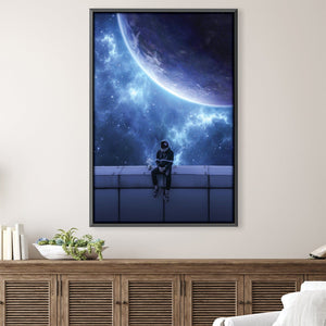 Coffee Time Canvas Art 30 x 45cm / Unframed Canvas Print Clock Canvas