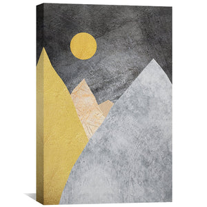 Collage Landscape IV Canvas Art Clock Canvas