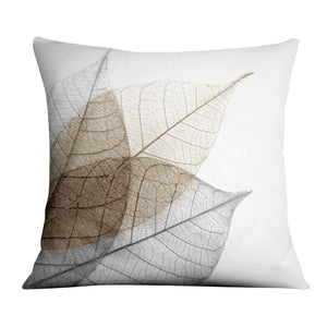 Color Splash Leaf A Cushion Cushion 45 x 45cm Clock Canvas