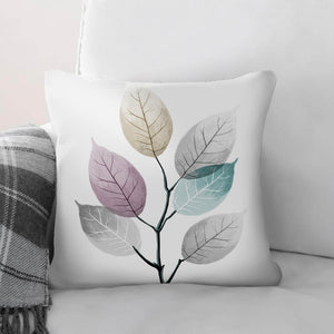 Color Splash Leaf B Cushion Cushion Cushion Square Clock Canvas