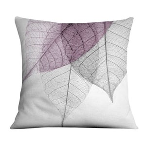 Color Splash Leaf C Cushion Cushion Cushion Square Clock Canvas
