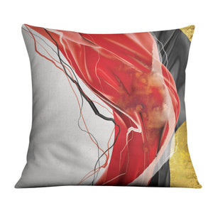 Color Wave B Cushion Cushion Cushion Square Clock Canvas