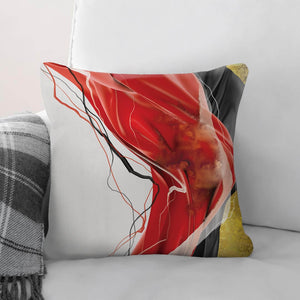 Color Wave B Cushion Cushion Cushion Square Clock Canvas