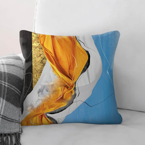 Color Wave C Cushion Cushion Cushion Square Clock Canvas