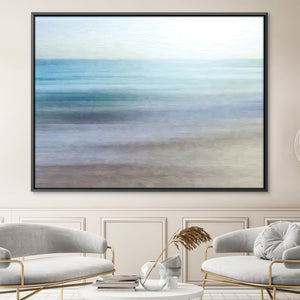 Colour of the Sea Canvas Art 45 x 30cm / Unframed Canvas Print Clock Canvas